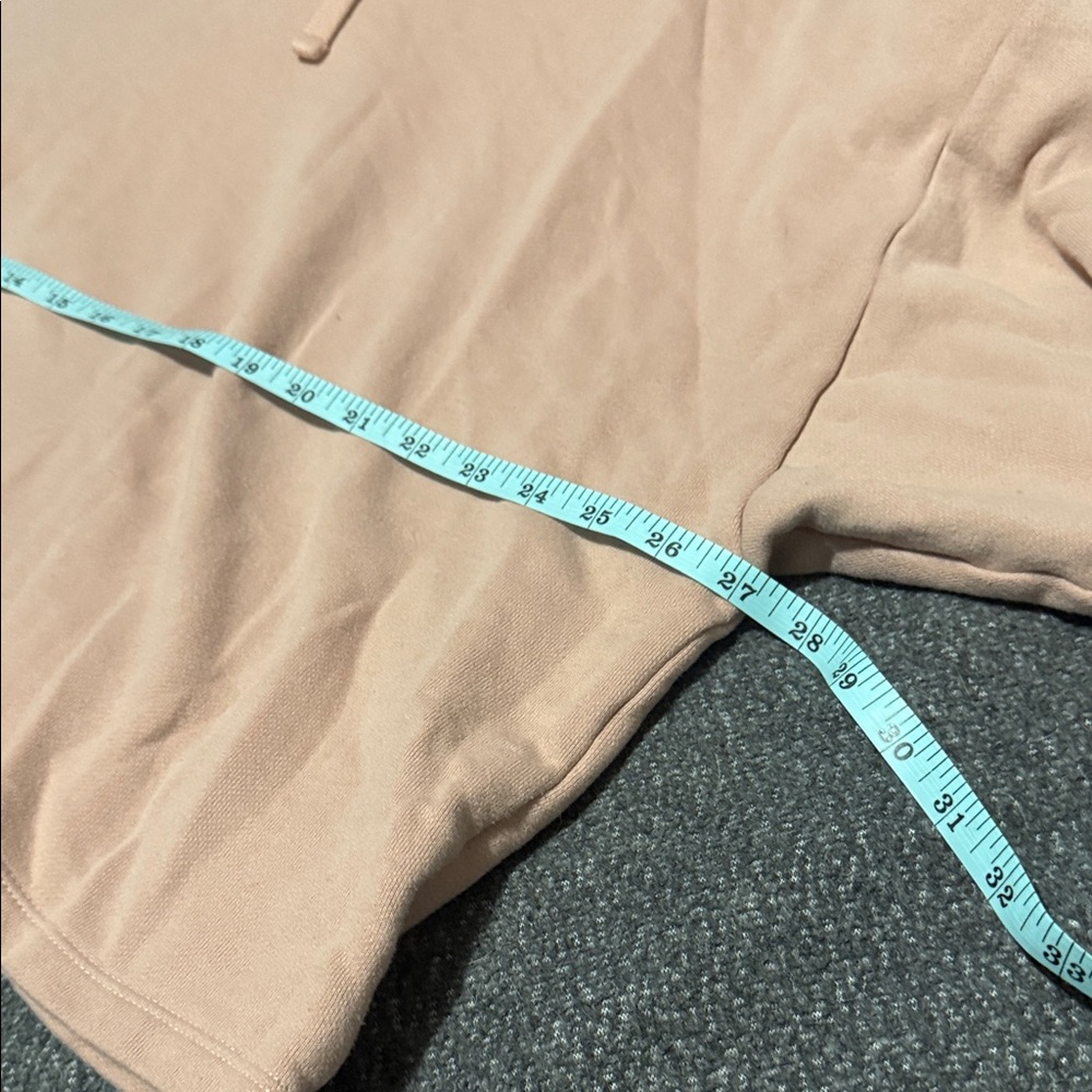 🤎 Victoria Sport Cropped Hoodie Sweatshirt Size XL | Blush Taupe - Picture 4 of 7